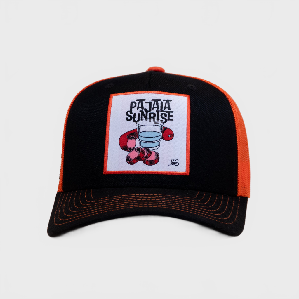 Ca´put Patches Exclusive Pajala Sunrise Trucker Cap Black/Orange