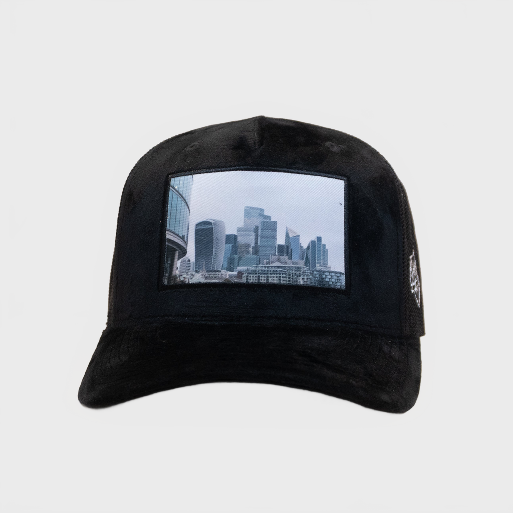 Ca´put London Velvet Cap Black
