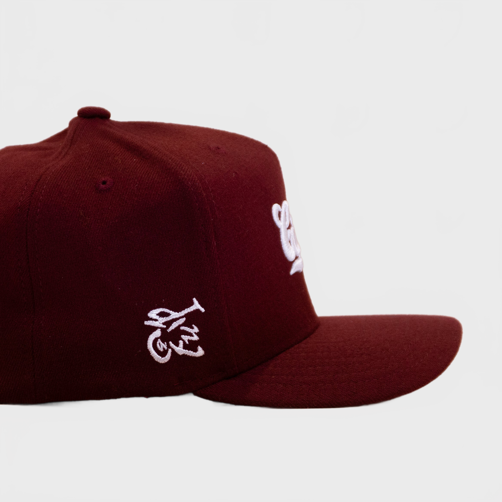 Ca´put Retro Logo Cap Burgundy