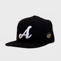 Ca´put Letter A Fitted Cap Black