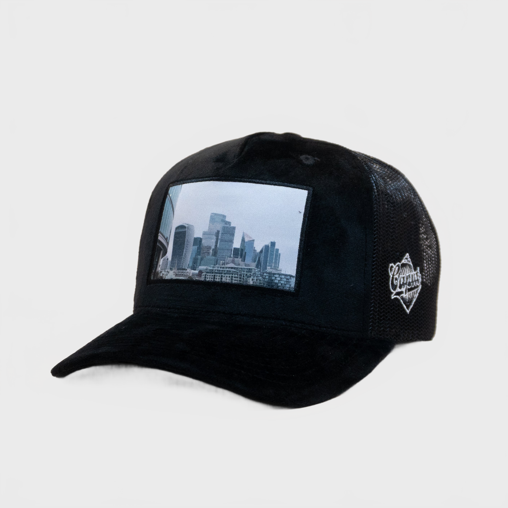 Ca´put London Velvet Cap Black