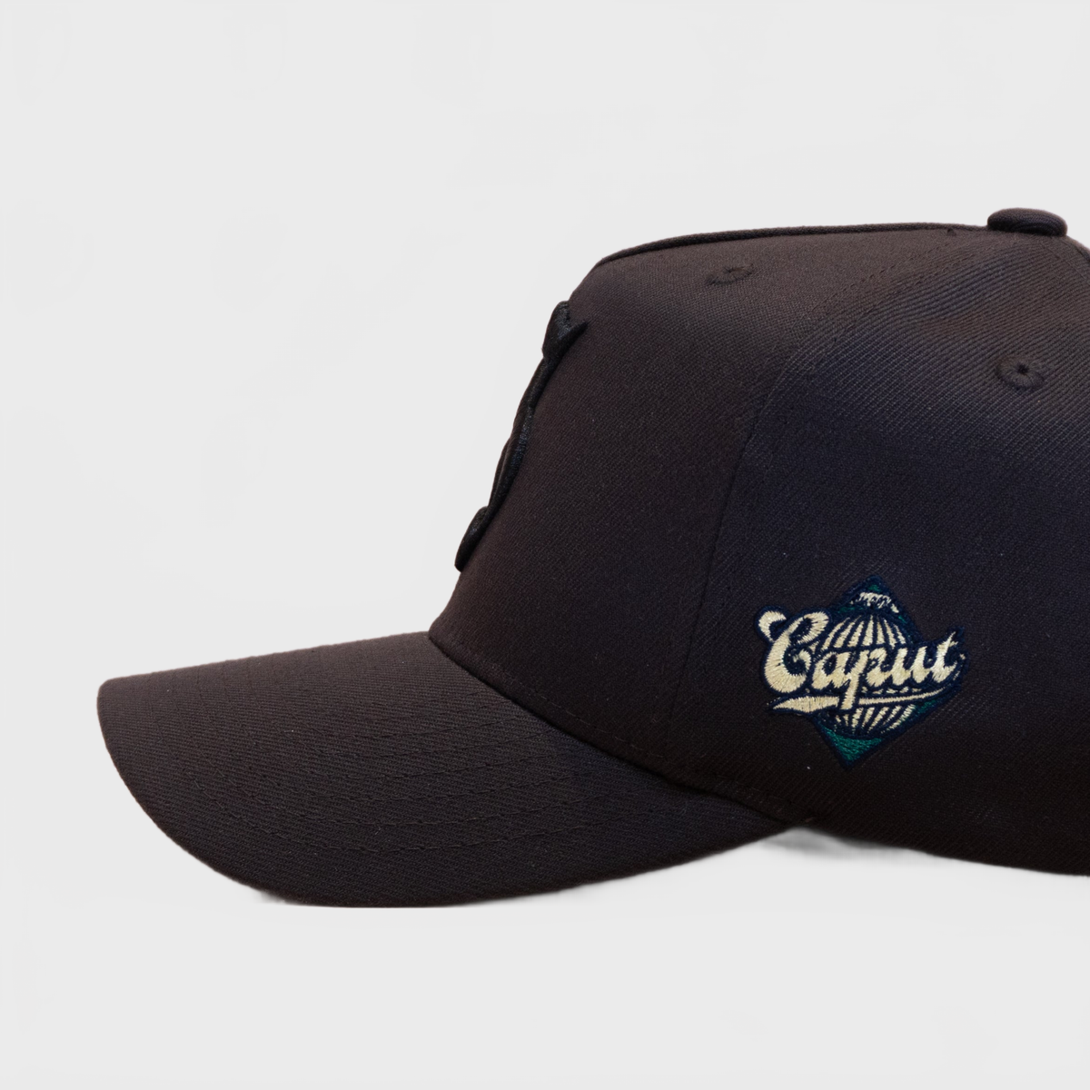 Ca´put Letter S Cap Dark Charcoal