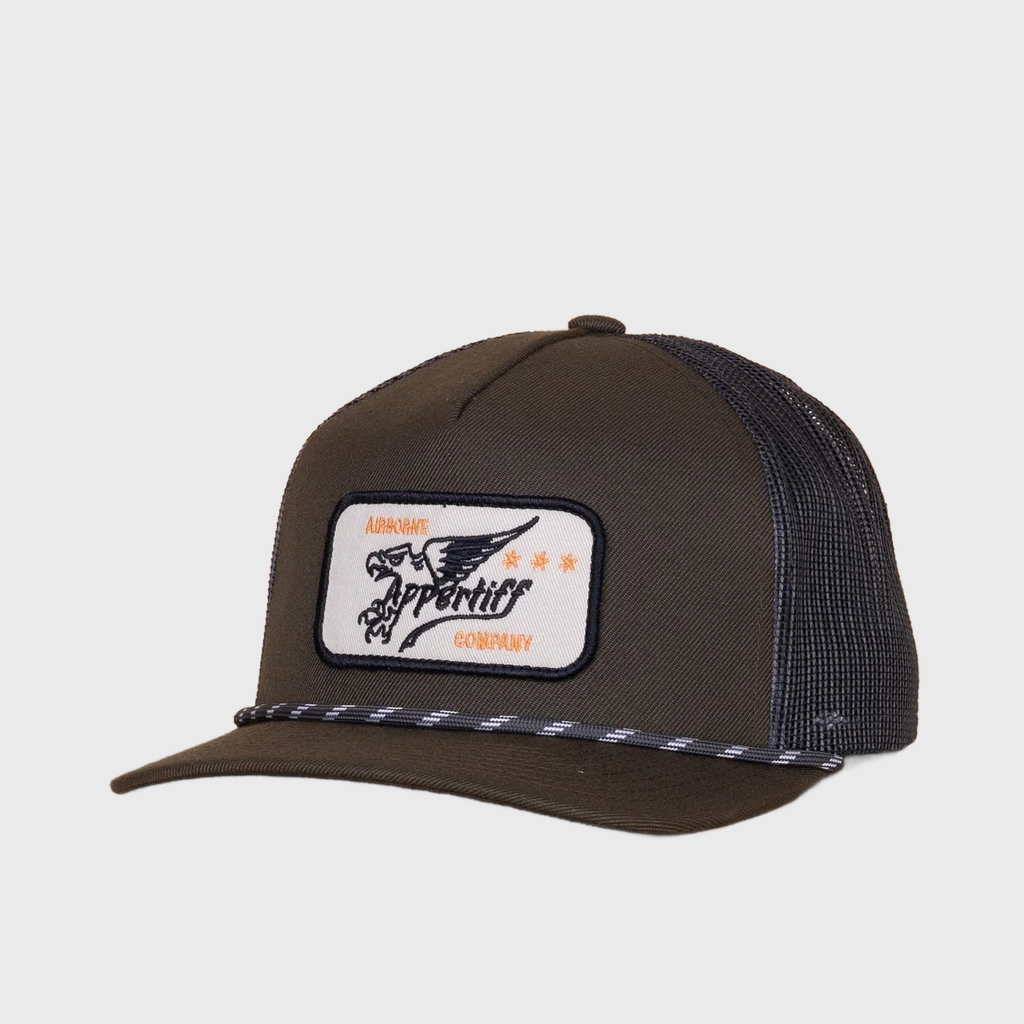 Appertiff Bold Eagle Trucker Cap Deep Olive