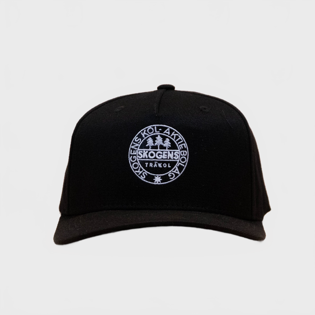 Skogens Logo A-frame Cap Black