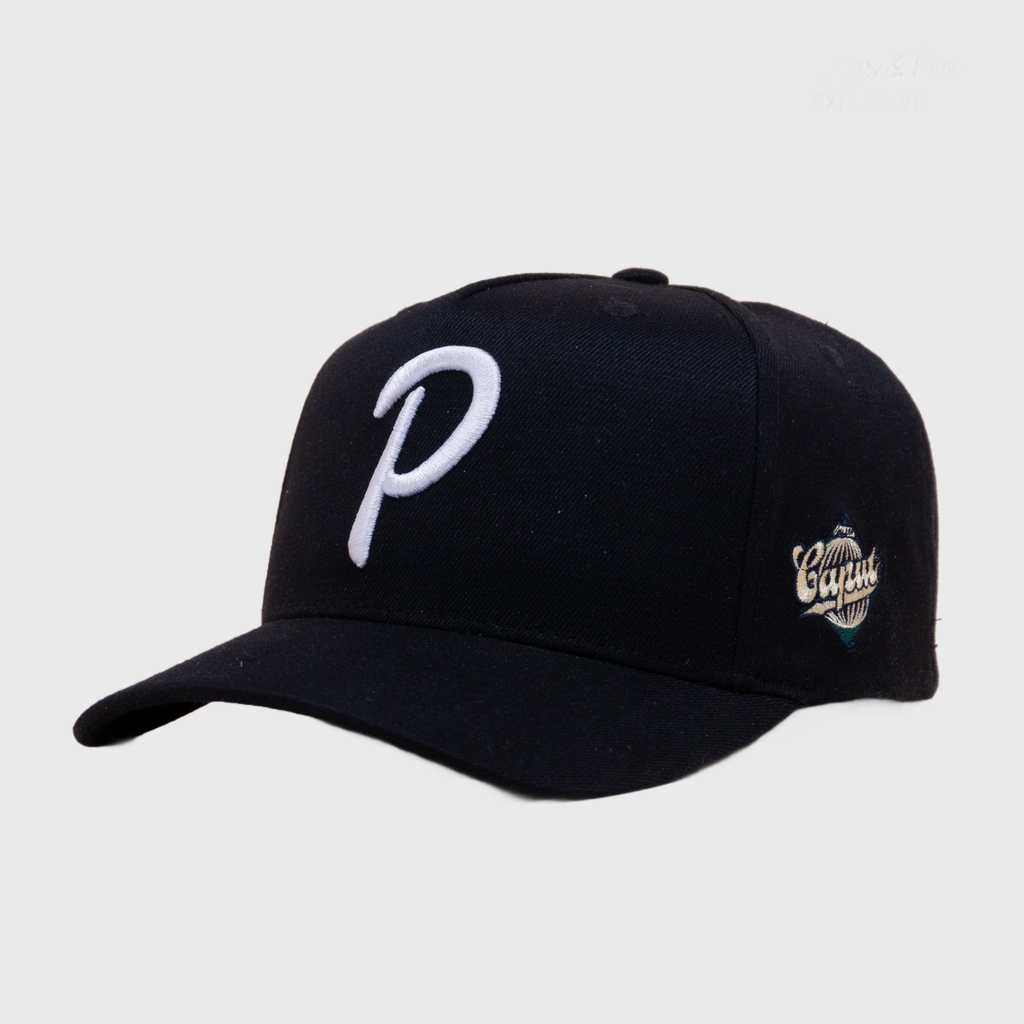 Ca'put Patches Exclusive Letter P Cap Black