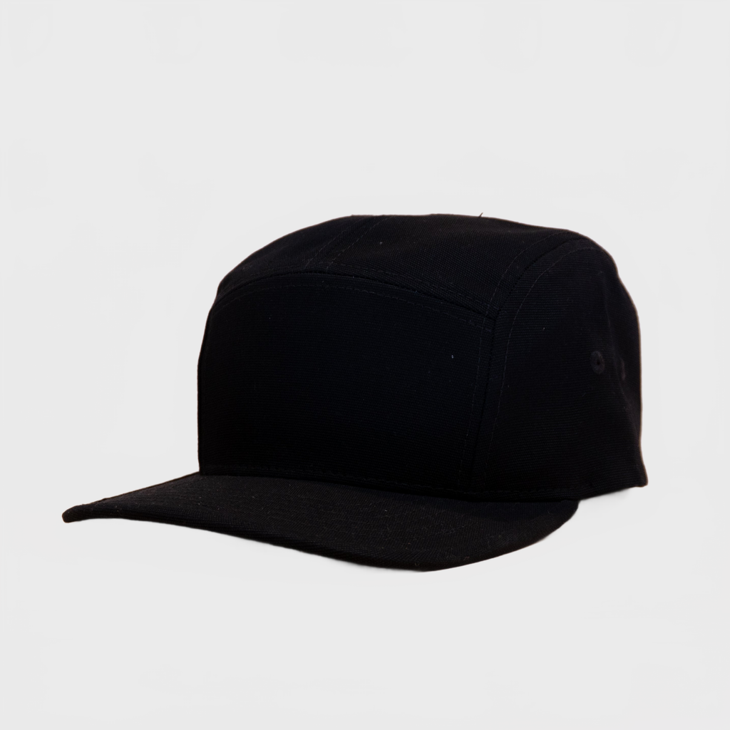 P&P Blank 5-Panel Cap Black