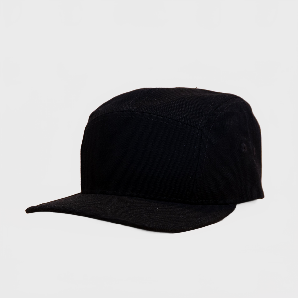 P&P Blank 5-Panel Cap Black