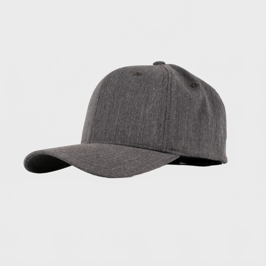 P&P Recycled Blank Hooked Flex Cap Charcoal