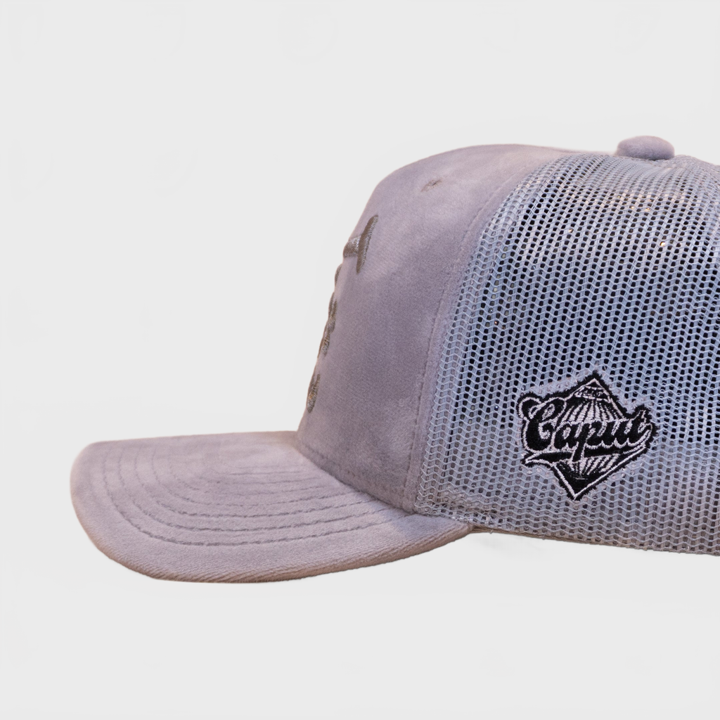 Ca´put Dude Logo Velvet Cap Grey