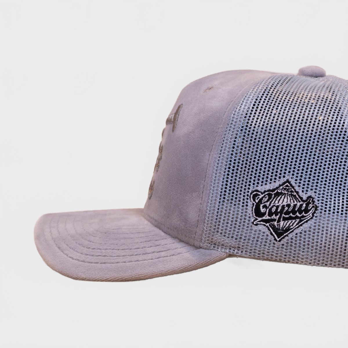 Ca´put Dude Logo Velvet Cap Grey