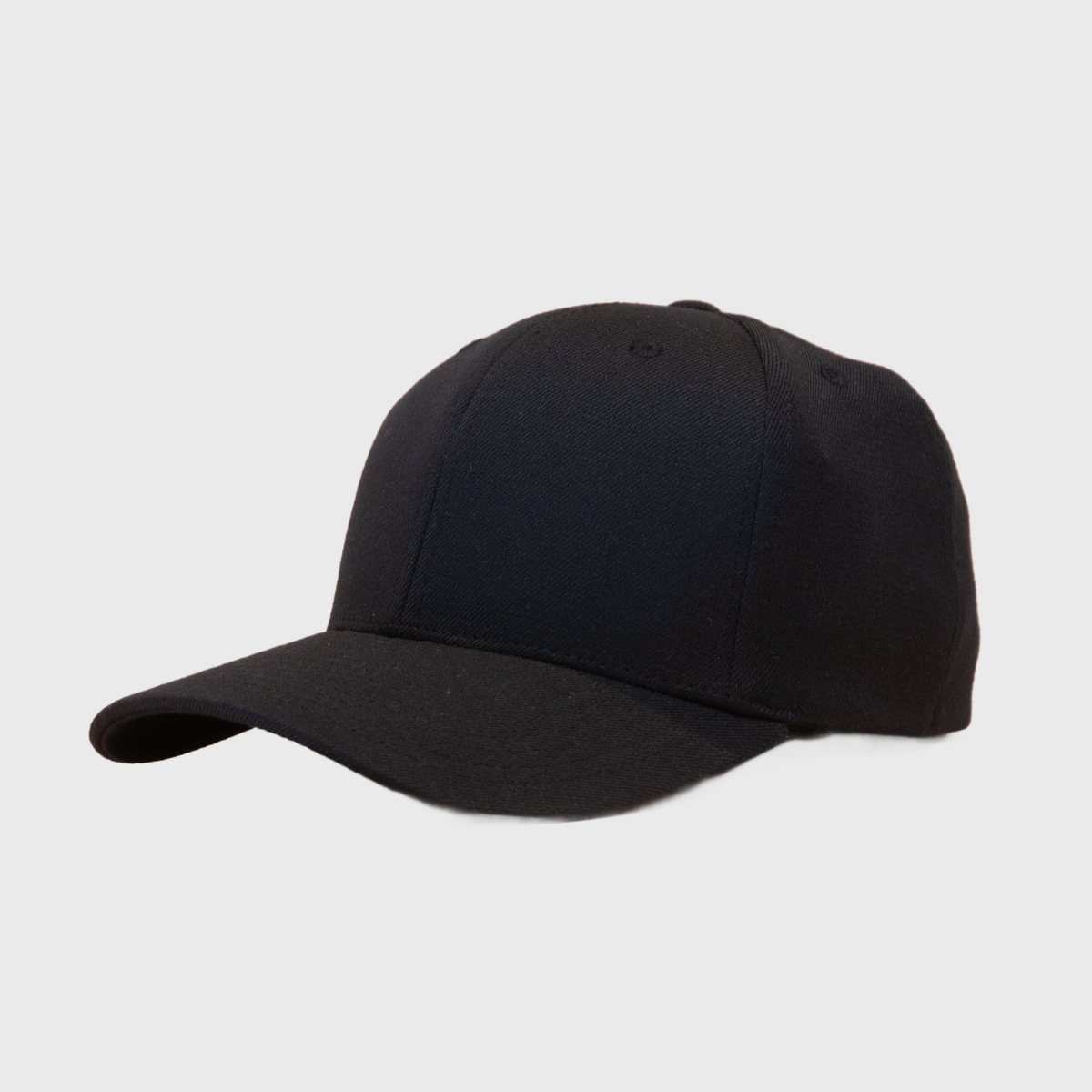 P&P Blank Hooked Flex Cap Black