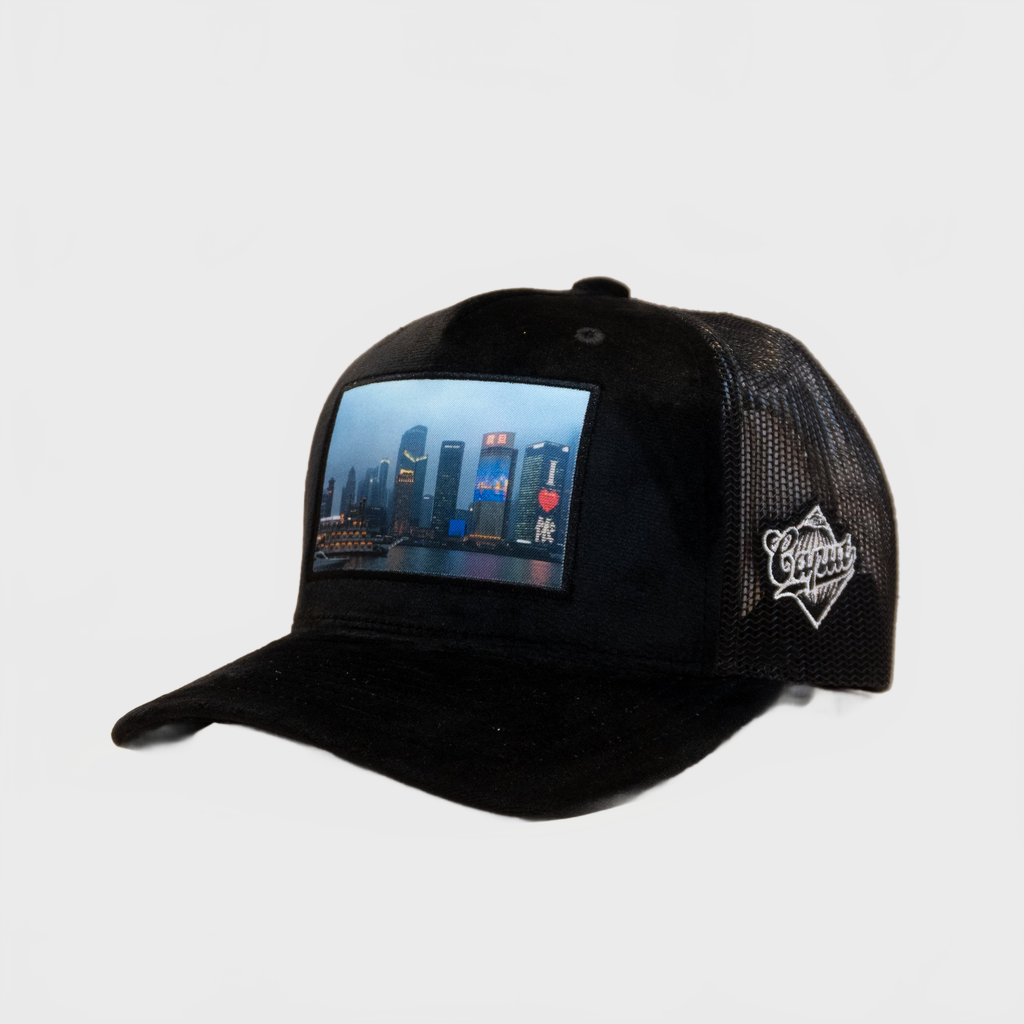 Ca´put Shanghai Velvet Cap Black