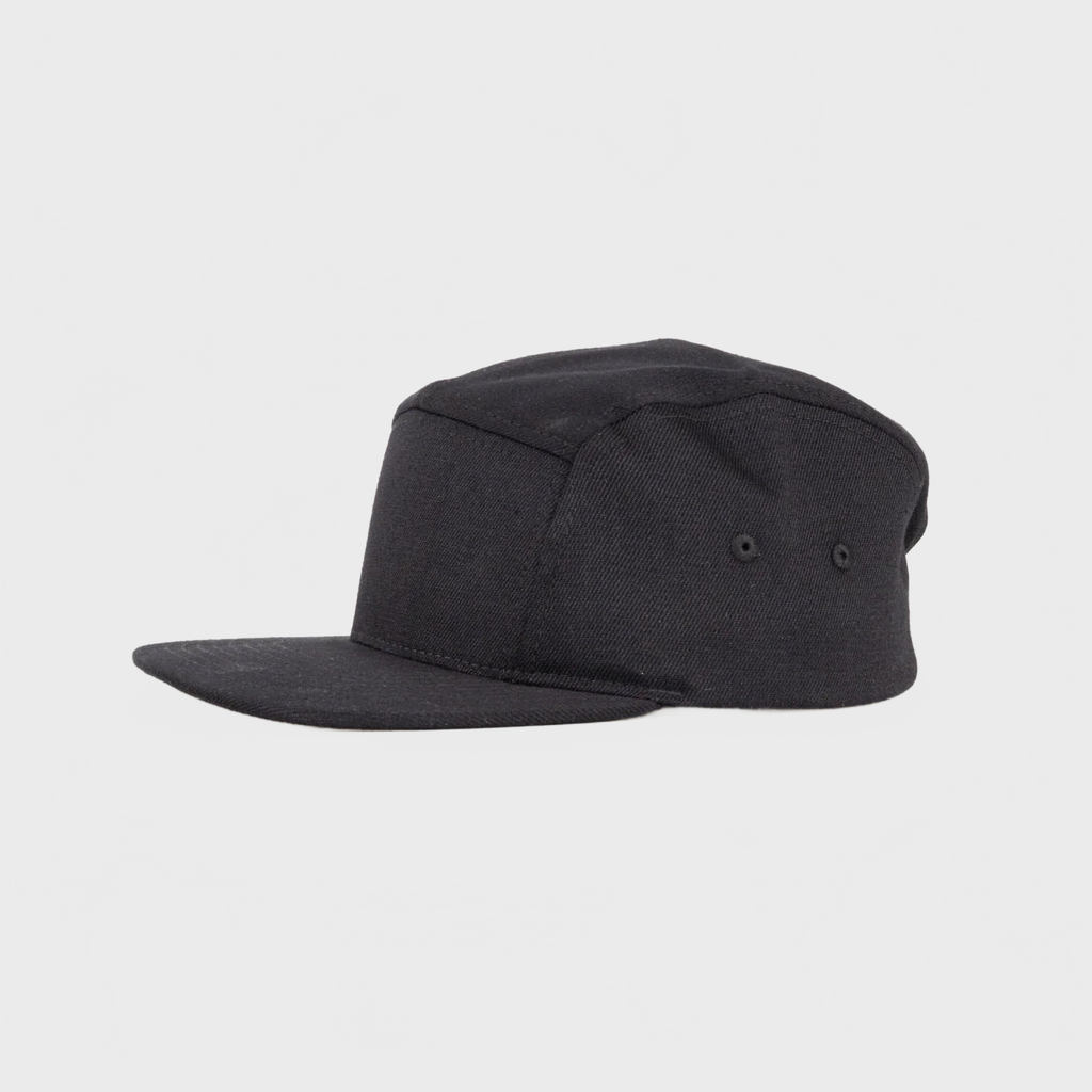 P&P Recycled Blank 5-Panel Cap Black