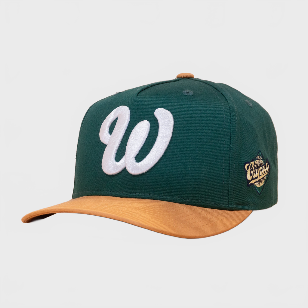 Ca'put Letter W Cap Green