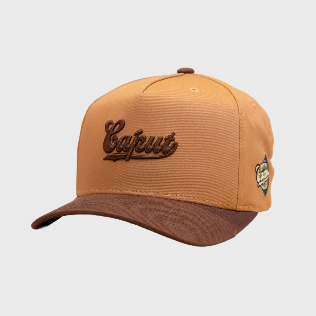 Ca'put Retro Logo Cap Brown