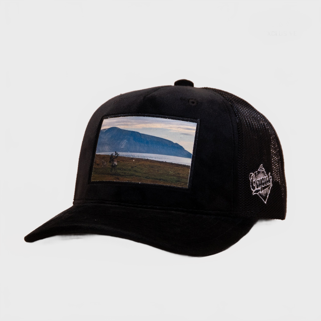 Ca´put Patches Exclusive Reindeer Velvet Cap Black