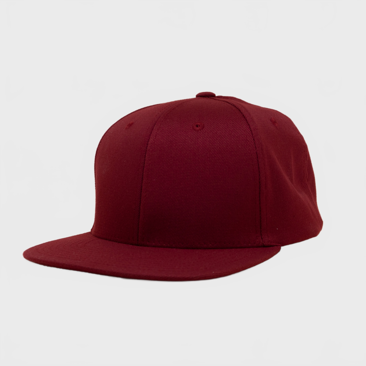 P&P Blank Snapback Cap Maroon