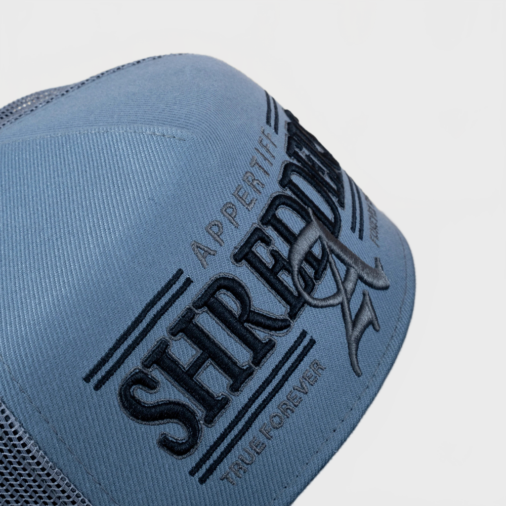 Appertiff A Shredders Trucker Cap Grayscale