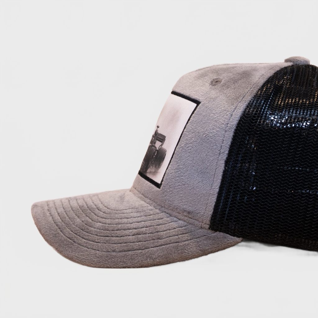 Lucente Race Velvet Cap Charcoal