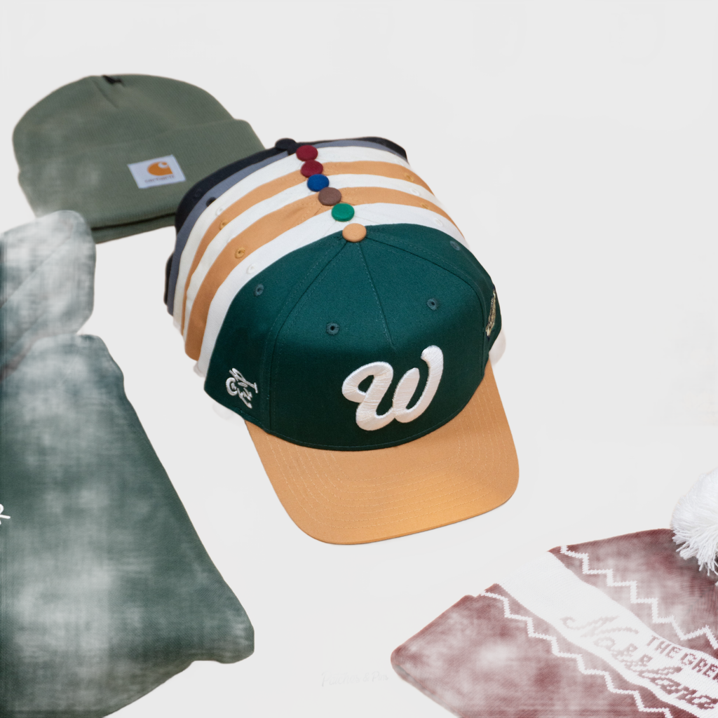 Ca'put Letter W Cap Green