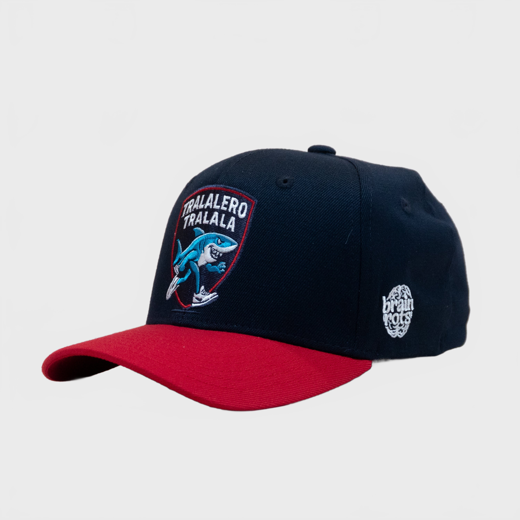 Brainrot Tralalero Junior Cap Navy/Red
