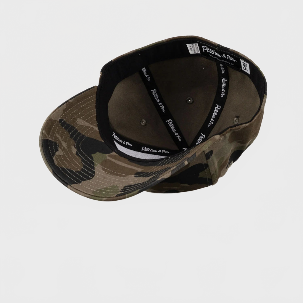 P&P Blank Hooked Flex Cap Camo