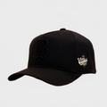 Ca´put Letter B Cap All Black