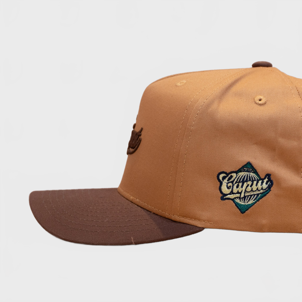 Ca'put Retro Logo Cap Brown