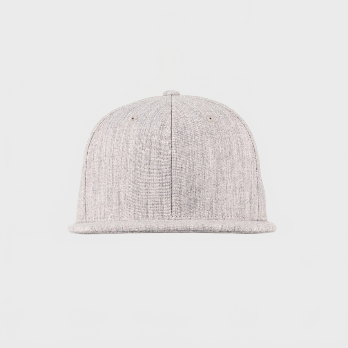 P&P Recycled Blank Snapback Cap Heather Grey