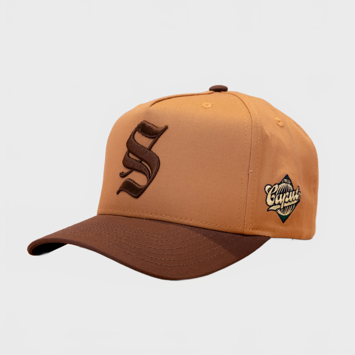 Ca'put Letter S Cap Brown