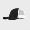 P&P Recycled Blank Low Trucker Cap Black / White