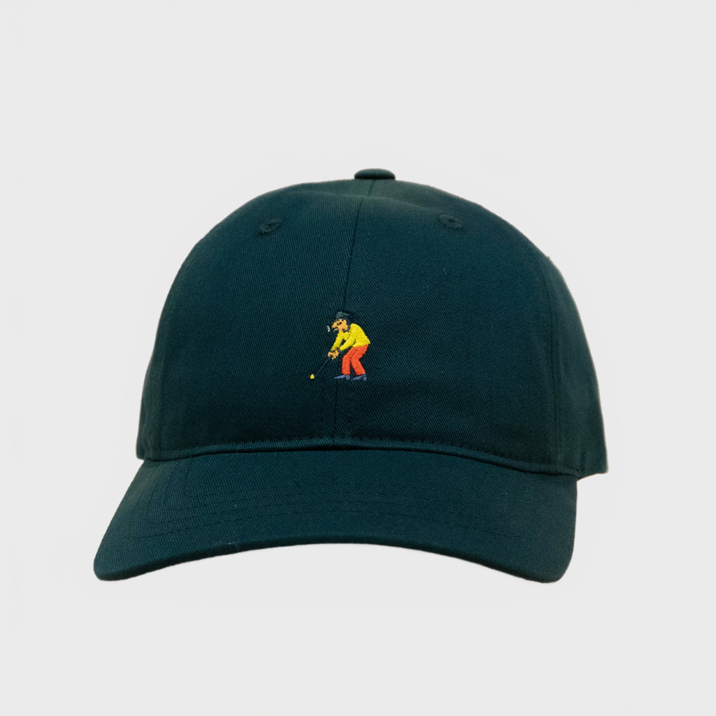 Multiservice World Cotton Twill Golfer Dad Cap Dark Forest