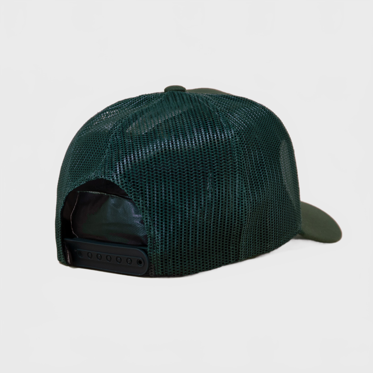 P&P Blank Hooked Trucker Cap Olive