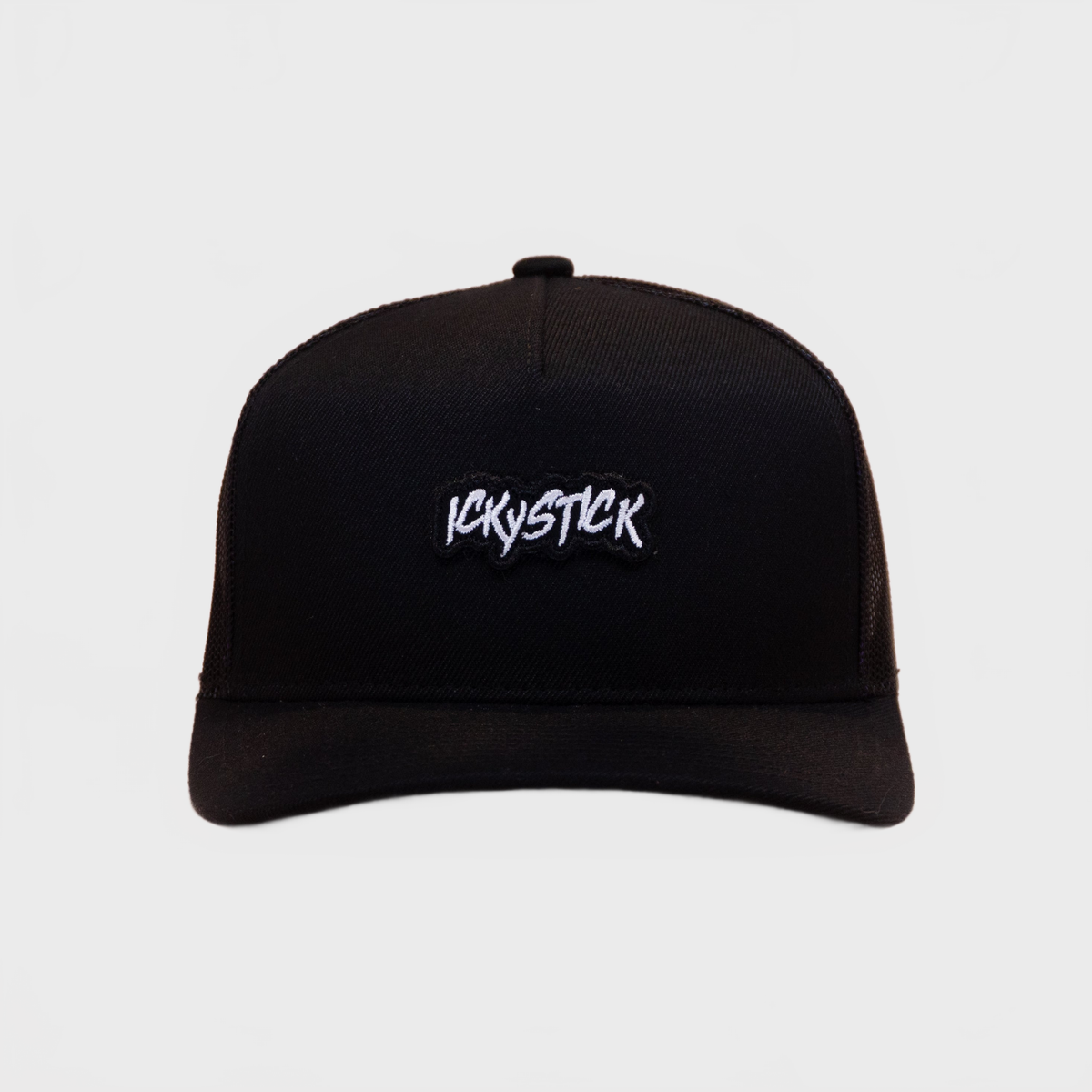 Ickystick Horror In The Dark A-Frame Trucker Black