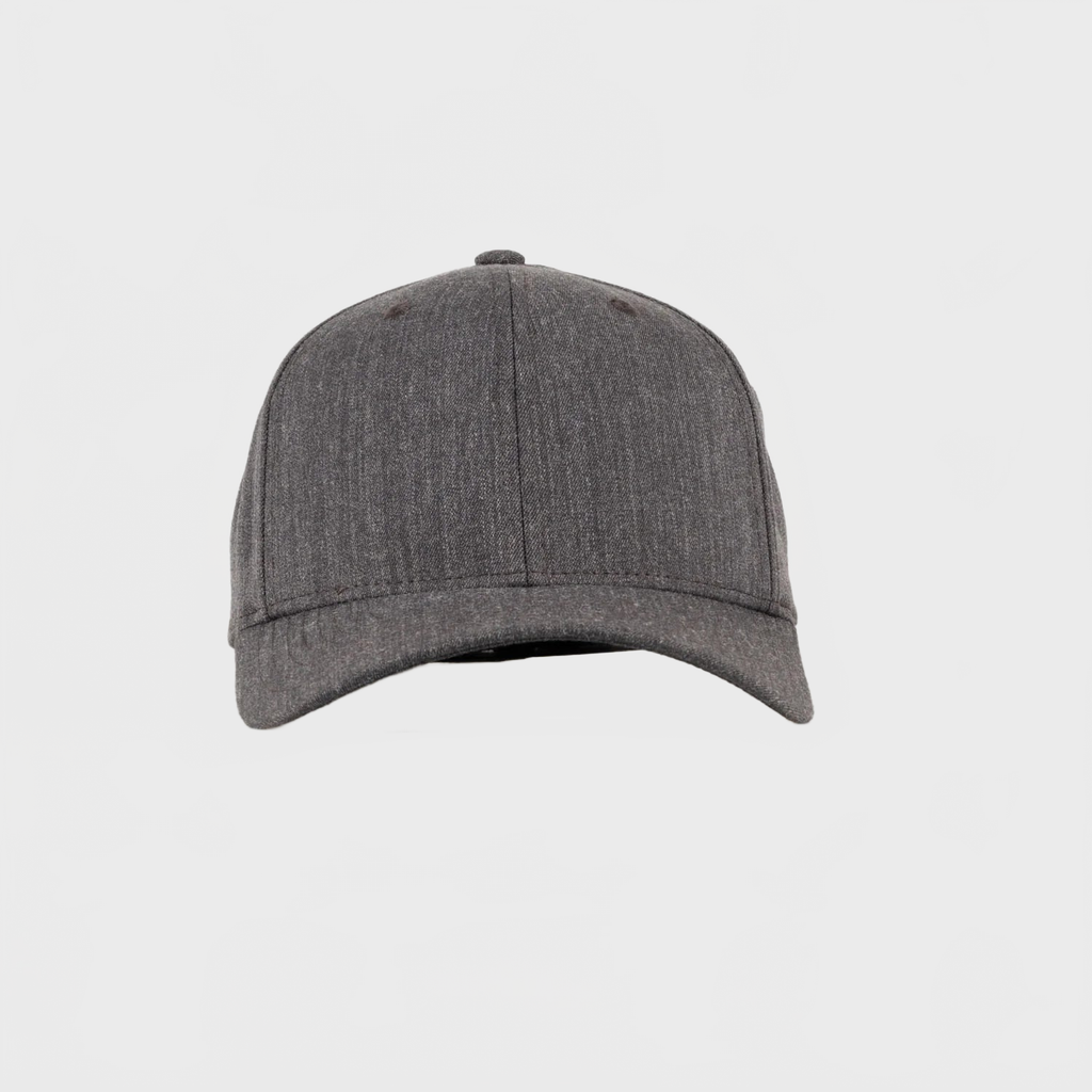 P&P Recycled Blank Hooked Flex Cap Charcoal