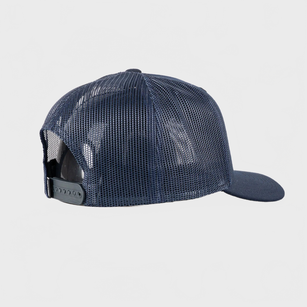 P&P Recycled Blank High Trucker Cap Navy