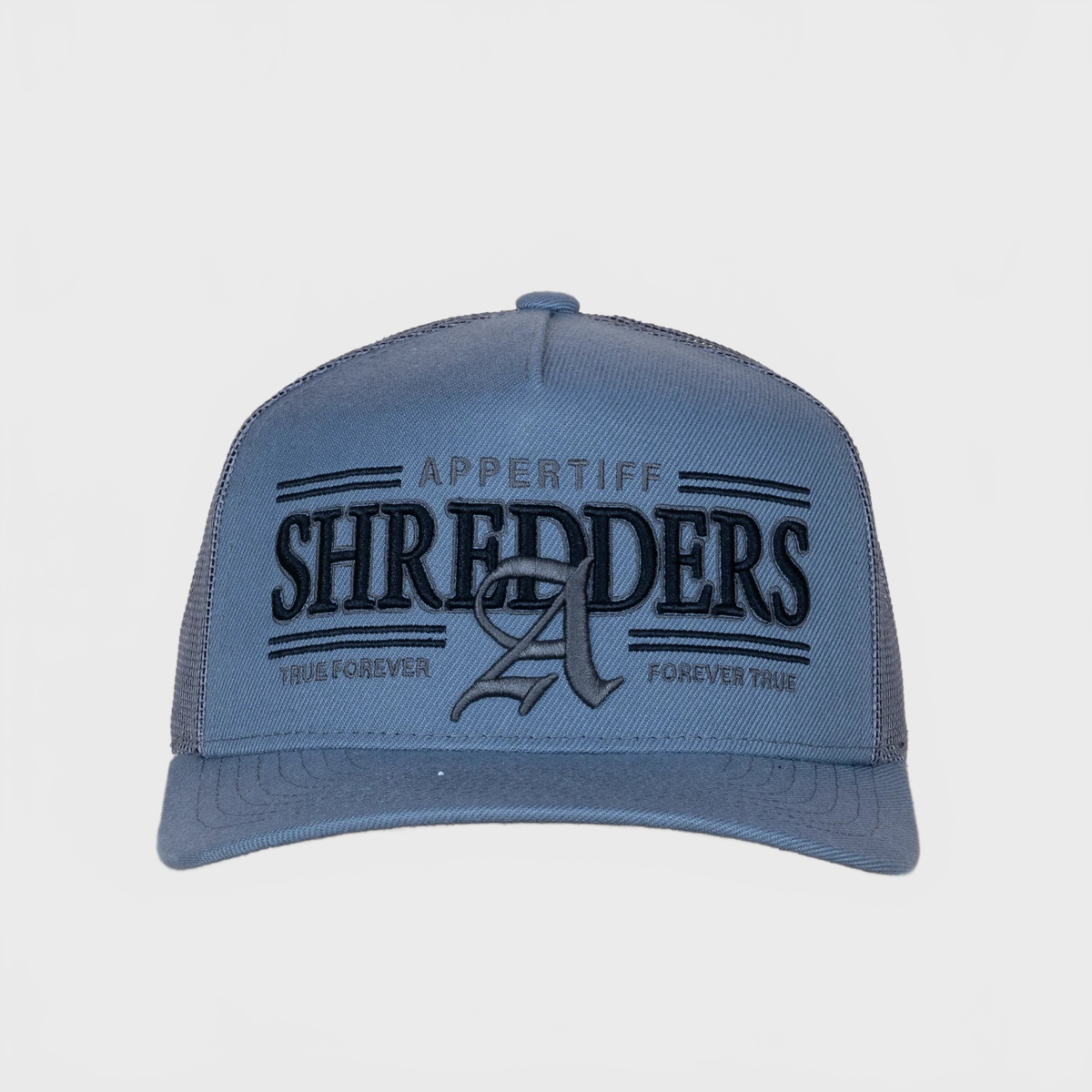 Appertiff A Shredders Trucker Cap Grayscale