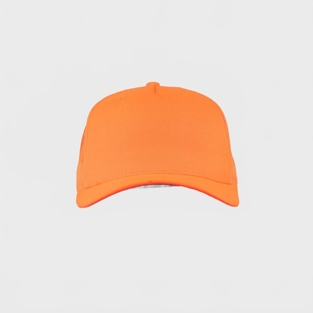 P&P Blank High Trucker Cap Orange
