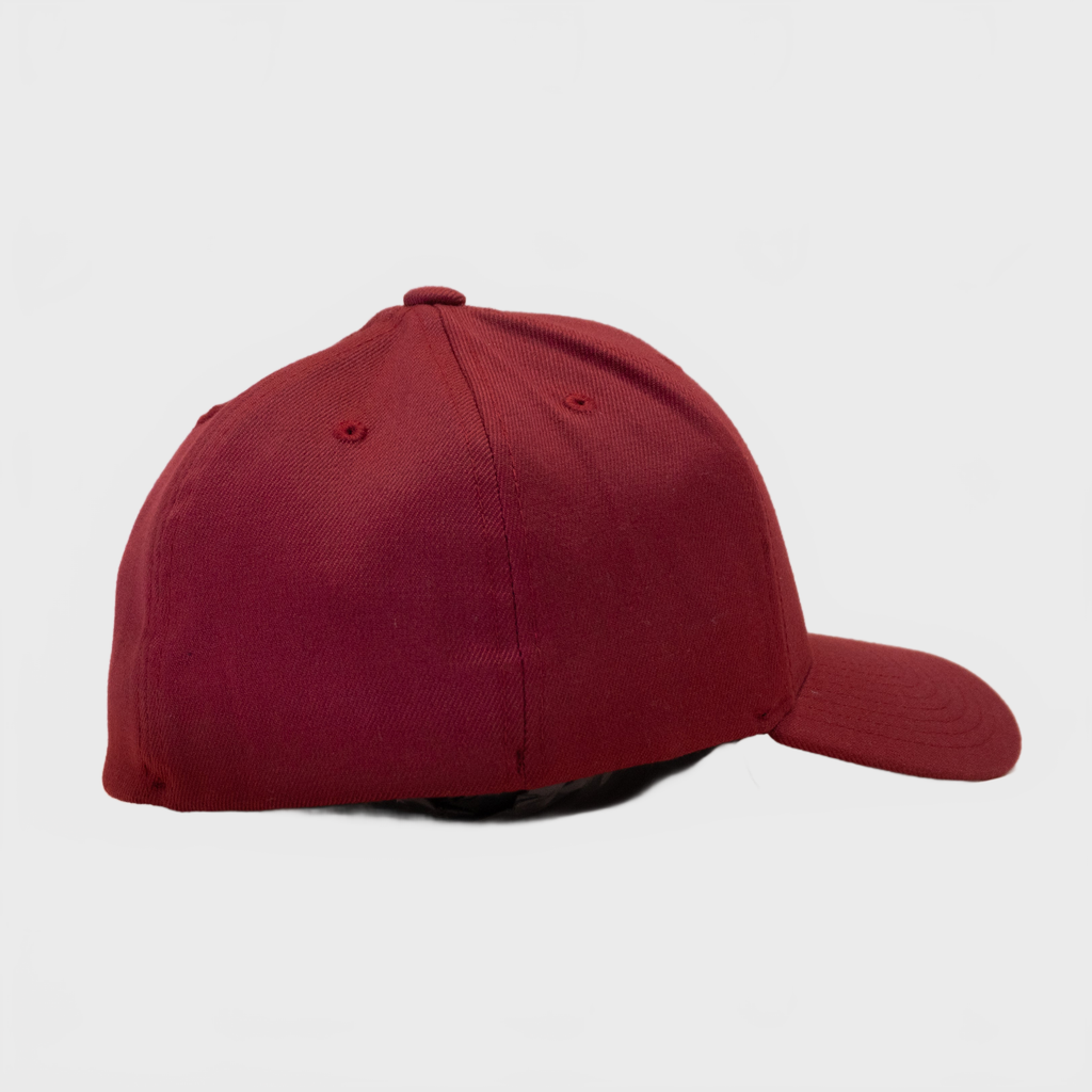 P&P Blank Hooked Flex Cap Maroon