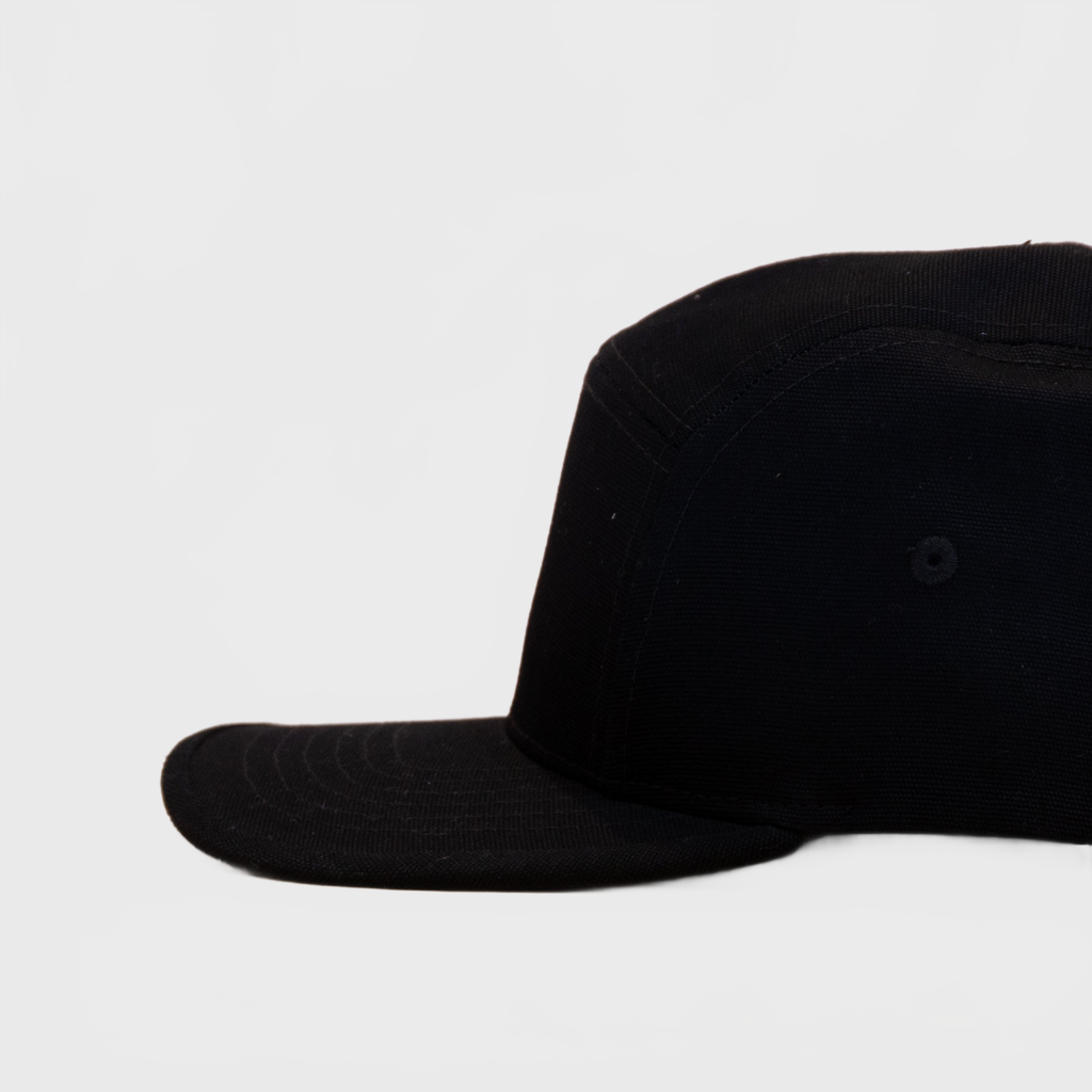 P&P Blank 5-Panel Cap Black