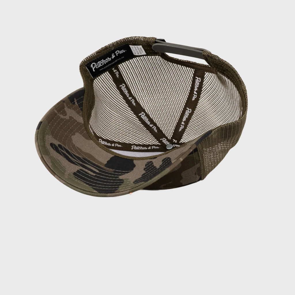 P&P Blank High Trucker Cap Camo