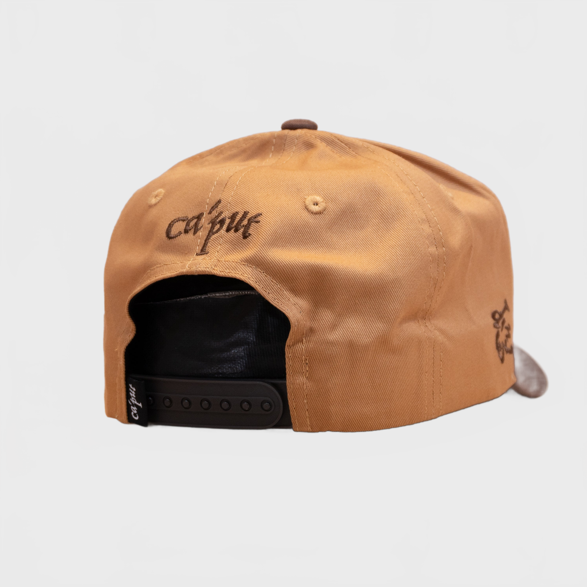 Ca'put Retro Logo Cap Brown