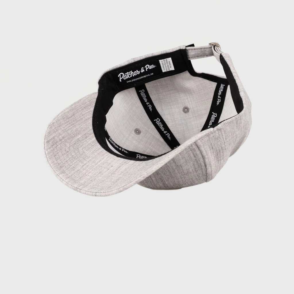P&P Recycled Blank Hooked Cap Heather Grey