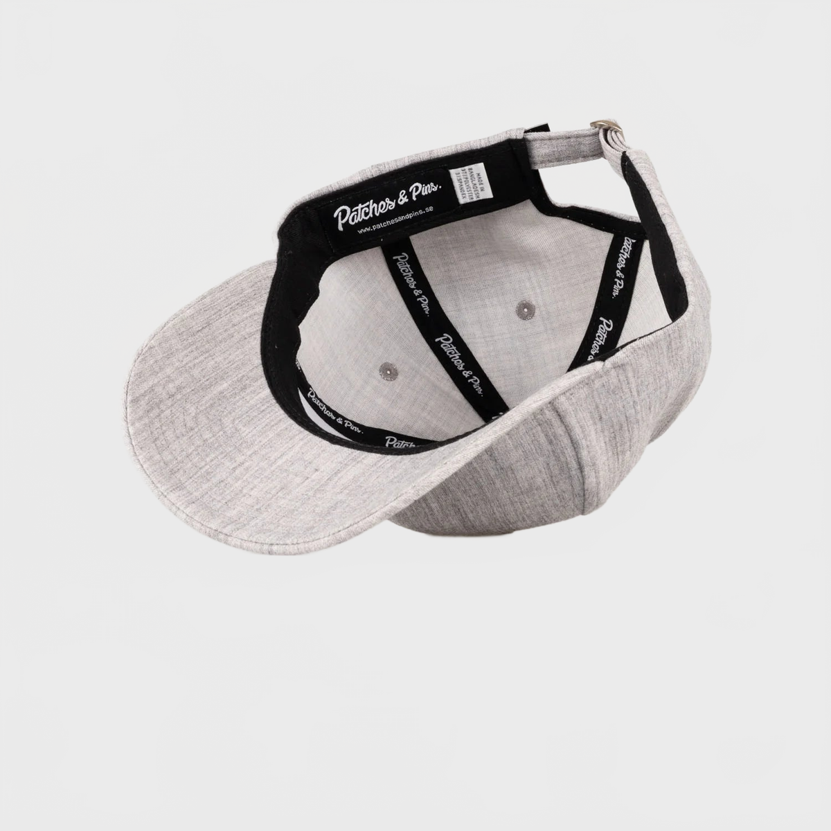 P&P Recycled Blank Hooked Cap Heather Grey