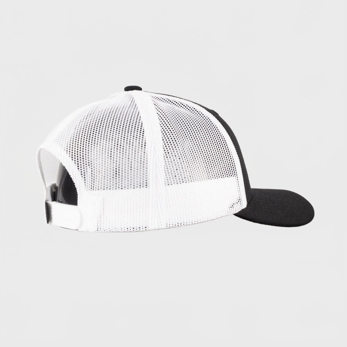 P&P Recycled Blank Low Trucker Cap Black / White