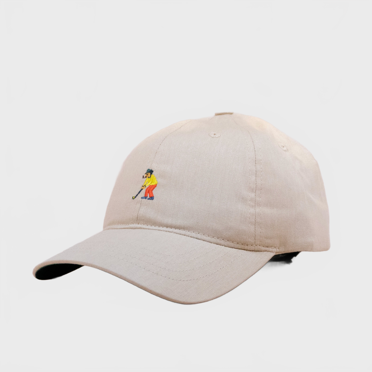 Multiservice World Cotton Twill Golfer Dad Cap Gravel