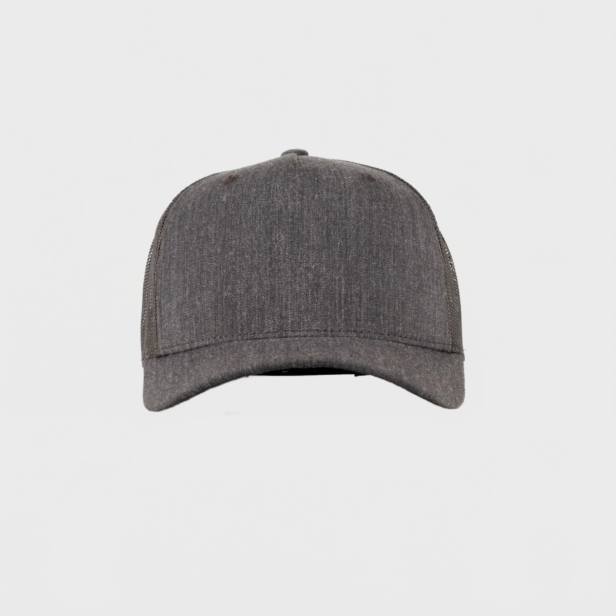 P&P Recycled Blank High Trucker Cap Charcoal