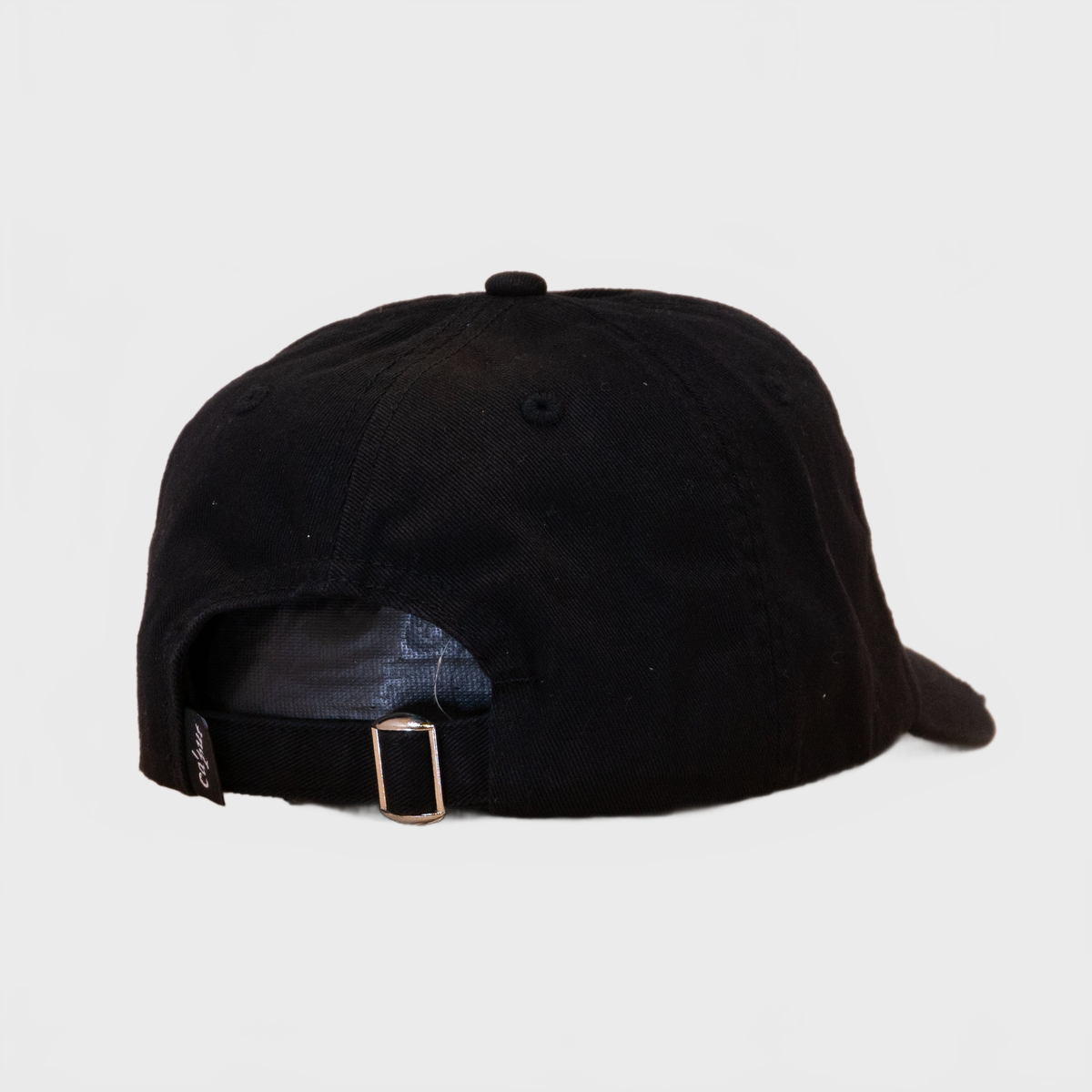 Ca'put Letter S Dad Cap Worn Out Black