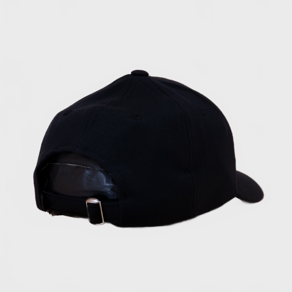 P&P Blank Hooked Cap Black