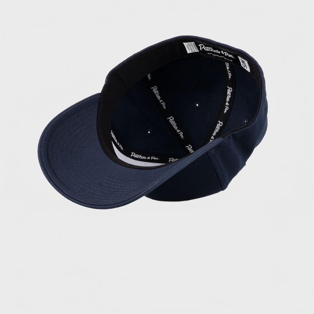 P&P Recycled Blank Hooked Flex Cap Navy